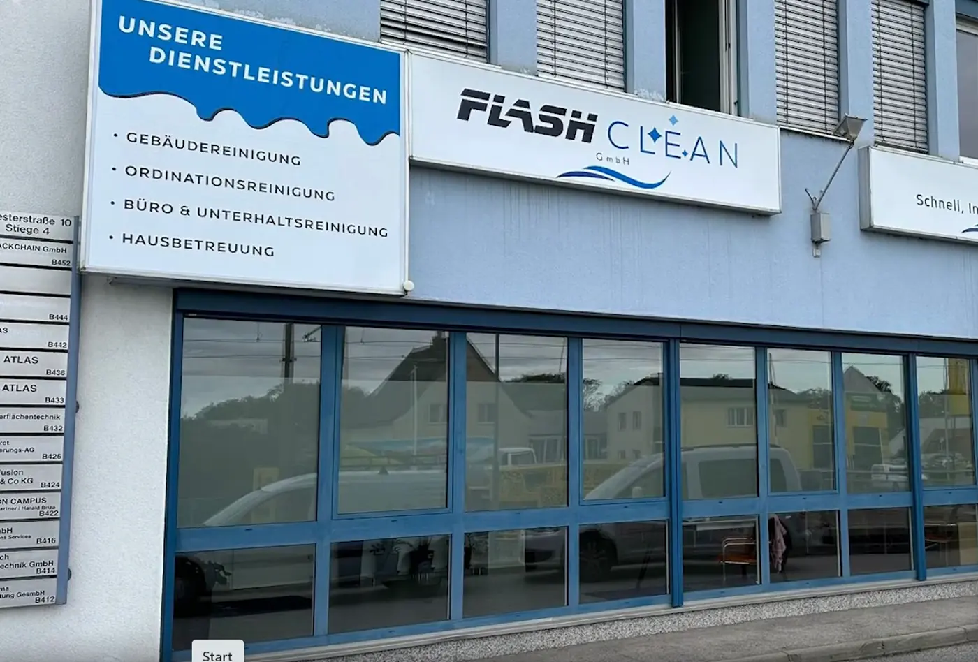 Standort der Flash Clean Gebäudereinigung in Wiener Neudorf nahe der IZ NÖ Süd Standort der Flash Clean Gebäudereinigung in Wiener Neudorf nahe der IZ NÖ Süd