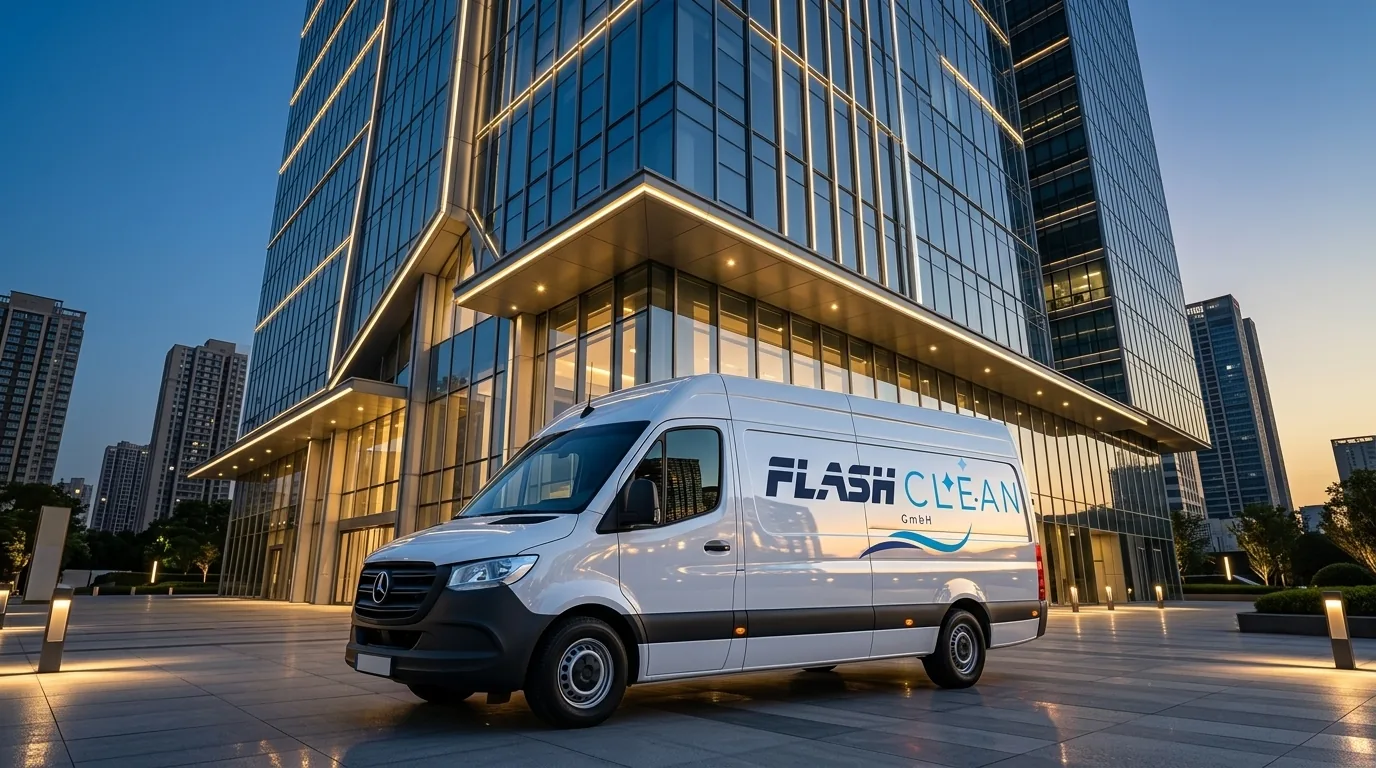 Büroreinigung Wiener Neudorf – Flash Clean Firmenfahrzeug